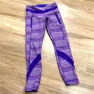 Lululemon rare print size 4 crop legging
